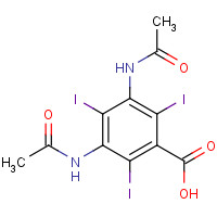 50978-11-5 3,5-Diacetamido-2,4,6-triiodobenzoic acid chemical structure