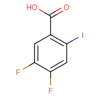 130137-05-2 4,5-DIFLUORO-2-IODOBENZOIC ACID chemical structure