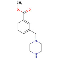 203047-39-6 METHYL 3-((PIPERAZIN-1-YL)methyl) benzoate chemical structure