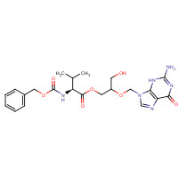 194154-40-0 N-[(Phenylmethoxy)carbonyl]-L-valine 2-[(2-amino-1,6-dihydro-6-oxo-9H-purin-9-yl)methoxy]-3-hydroxypropyl ester chemical structure