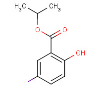 15125-87-8 isopropyl 2-hydroxy-5-iodobenzoate chemical structure