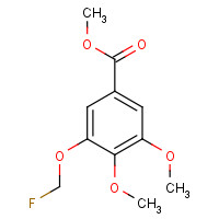 864684-84-4 3-FLUOROMETHOXY-4,5-DIMETHOXY-BENZOIC ACID METHYL ESTER chemical structure