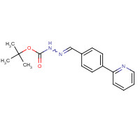 198904-84-6 tert-Butyl [[4-(2-pyridinyl)phenyl]methylene]hydrazinecarboxylate chemical structure