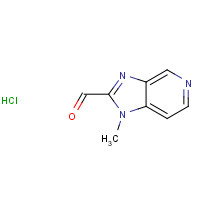 958254-62-1 1-methyl-1H-imidazo[4,5-c]pyridine-2-carbaldehyde hydrochloride chemical structure