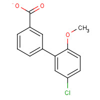 1170133-64-8 5'-chloro-2'methoxy-(1,1'-biphenyl)-3-carboxylic acid chemical structure