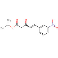 39562-25-9 Isopropyl 2-(3-nitrobenzylidene)acetoacetate chemical structure