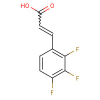 207742-85-6 2,3,4-Trifluorocinnamic acid chemical structure