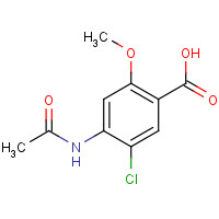 24201-13-6 4-Acetamino-5-Chloro-2-Methoxyl Benzoic Acid chemical structure