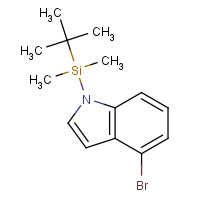 193694-04-1 4-BROMO-1-(TERT-BUTYLDIMETHYLSILYL)INDOLE chemical structure