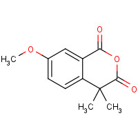 55974-25-9 7-methoxy-4,4-dimethylisochroman-1,3-dione chemical structure
