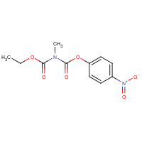 2185-07-1 4-nitrophenyl (ethoxycarbonyl)methylcarbamate chemical structure