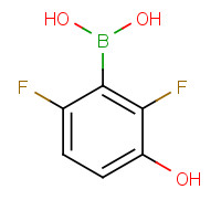 957065-86-0 2,6-Difluoro-3-hydroxybenzeneboronic acid chemical structure