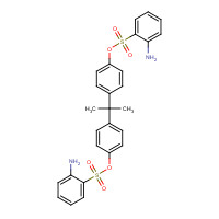 68015-60-1 2-Aminobenzenesulfonic acid (1-methylethylidene)di-4,1-phenylene ester chemical structure