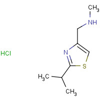 908591-25-3 2-Isopropyl-4-[(N-methylamino)methyl]thiazole hydrochloride chemical structure