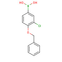 845551-44-2 4-BENZYLOXY-3-CHLOROPHENYLBORONIC ACID chemical structure