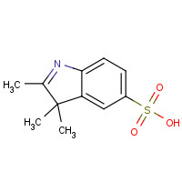 132557-73-4 2,3,3-Trimethyl-3H-indole-5-sulfonic acid chemical structure