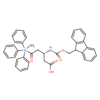 283160-20-3 (3S)-3-(9H-Fluoren-9-ylmethoxycarbonylamino)-5-oxo-5-[tri(phenyl)methylamino]pentanoic acid chemical structure