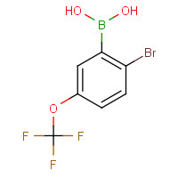 957034-55-8 2-Bromo-5-(trifluoromethoxy)phenylboronic acid chemical structure