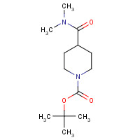 254905-58-3 1-BOC-4-DIMETHYLCARBAMOYLPIPERIDINE chemical structure