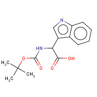 58237-94-8 N-BOC-2-(INDOLE-3-YL)-DL-GLYCINE chemical structure