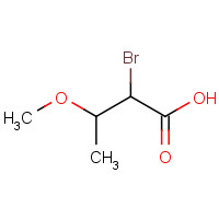 67819-23-2 2-bromo-3-methoxybutanoic acid chemical structure