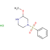864759-55-7 4-(2-METHOXY-BENZENESULFONYL)-PIPERAZINE HYDROCHLORIDE chemical structure