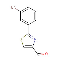 750624-69-2 2-(3-BROMO-PHENYL)-THIAZOLE-4-CARBALDEHYDE chemical structure