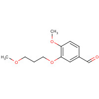 172900-75-3 Benzaldehyde,4-methoxy-3-(3-methoxypropoxy)- chemical structure