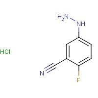 280120-91-4 3-CYANO-4-FLUOROPHENYLHYDRAZINE HCL chemical structure