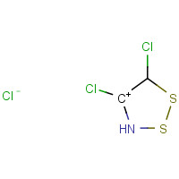 75318-43-3 4,5-DICHLORO-1,2,3-DITHIAZOLIUM CHLORIDE chemical structure