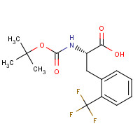346694-78-8 BOC-D-2-TRIFLUOROMETHYLPHENYLALANINE chemical structure