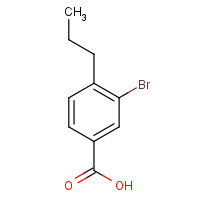 1131615-01-4 3-bromo-4-propylbenzoic acid chemical structure