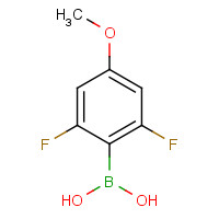 406482-20-0 2 6-DIFLUORO-4-METHOXYPHENYLBORONIC ACID chemical structure