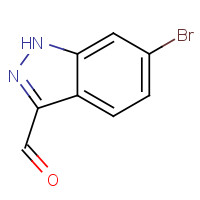 885271-72-7 6-BROMO-1H-INDAZOLE-3-CARBALDEHYDE chemical structure