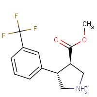 169248-95-7 Trans-methyl 4-(3-(trifluoromethyl)phenyl)pyrrolidine-3-carboxylate chemical structure