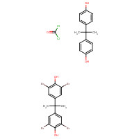 32844-27-2 Carbonic dichloride,polymer with 4,4-(1-methylethylidene)bis2,6-dibromophenol and 4,4-(1-methylethylidene)bisphenol chemical structure