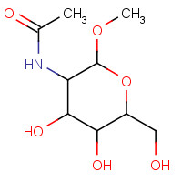 6082-04-8 METHYL 2-ACETAMIDO-2-DEOXY-ALPHA-D-GLUCOPYRANOSIDE chemical structure