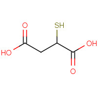 70-49-5 Mercaptosuccinic acid chemical structure