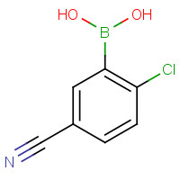 936249-33-1 2-CHLORO-5-CYANOPHENYLBORONIC ACID chemical structure