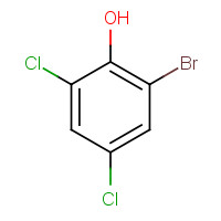 4524-77-0 2-bromo-4,6-dichlorophenol chemical structure