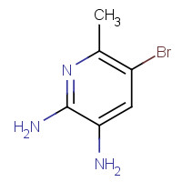59352-90-8 2,3-DIAMINO-5-BROMO-6-METHYLPYRIDINE chemical structure