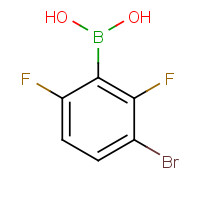 352535-84-3 3-BROMO-2 6-DIFLUOROPHENYLBORONIC ACID chemical structure