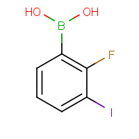 1016231-39-2 2-FLUORO-3-IODOPHENYLBORONIC ACID chemical structure