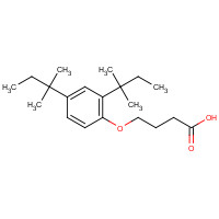50772-35-5 4-(2,4-Di-tert-pentylphenoxy)butyric acid chemical structure