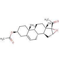 34209-81-9 16,17-Epoxypregnenolone acetate chemical structure