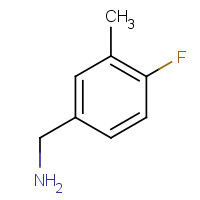 261951-68-2 4-FLUORO-3-METHYLBENZYLAMINE chemical structure