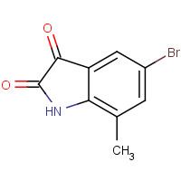 77395-10-9 5-BROMO-7-METHYL-1H-INDOLE-2,3-DIONE chemical structure