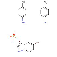 80008-69-1 5-BROMO-3-INDOLYL PHOSPHATE P-TOLUIDINE SALT chemical structure