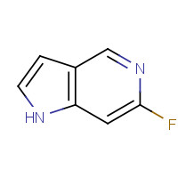 1082041-03-9 6-fluoro-1H-pyrrolo[3,2-c]pyridine chemical structure
