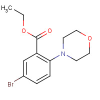 1131587-81-9 ethyl 5-bromo-2-morpholinobenzoate chemical structure